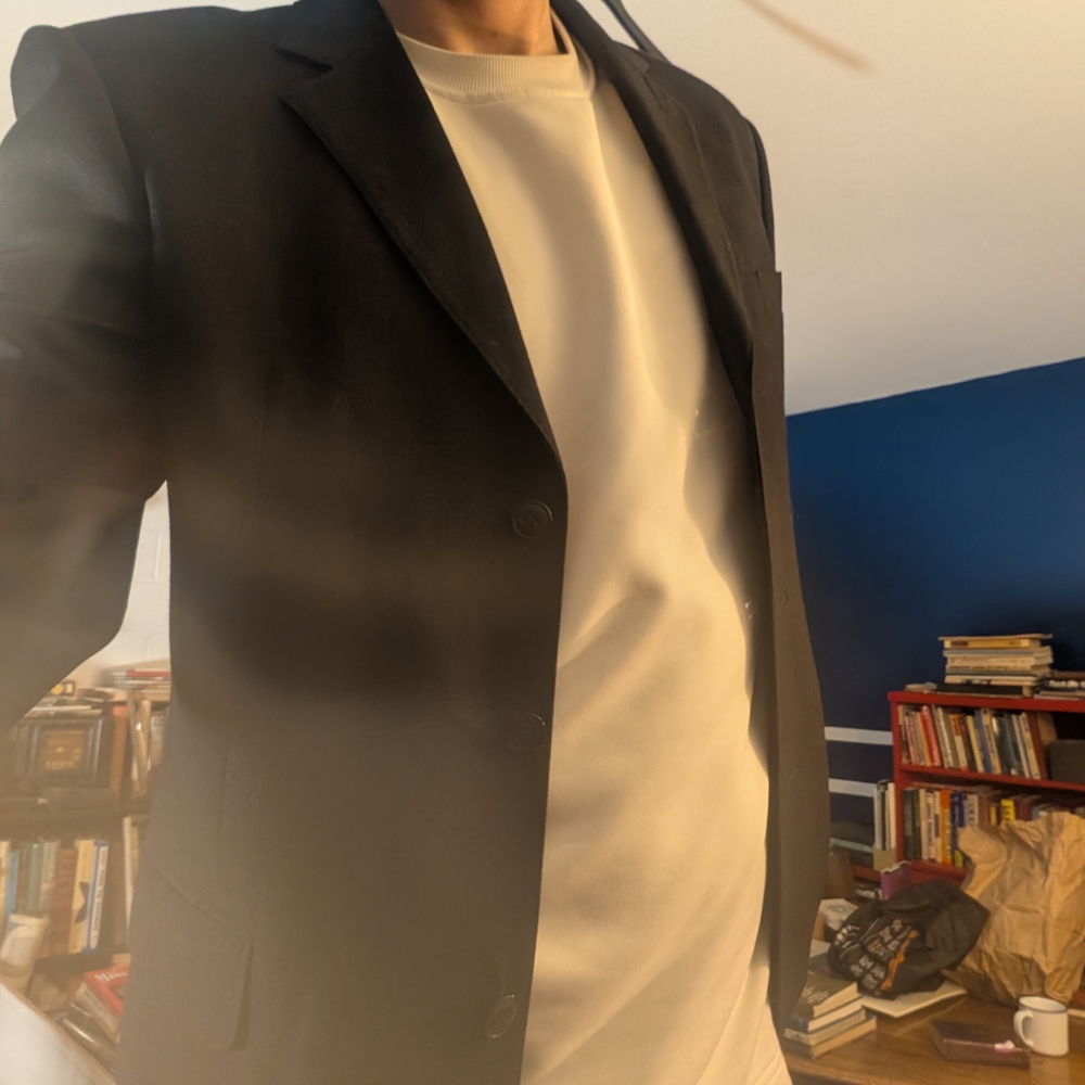 Giorgio Armani Elegant Black Business Blazer